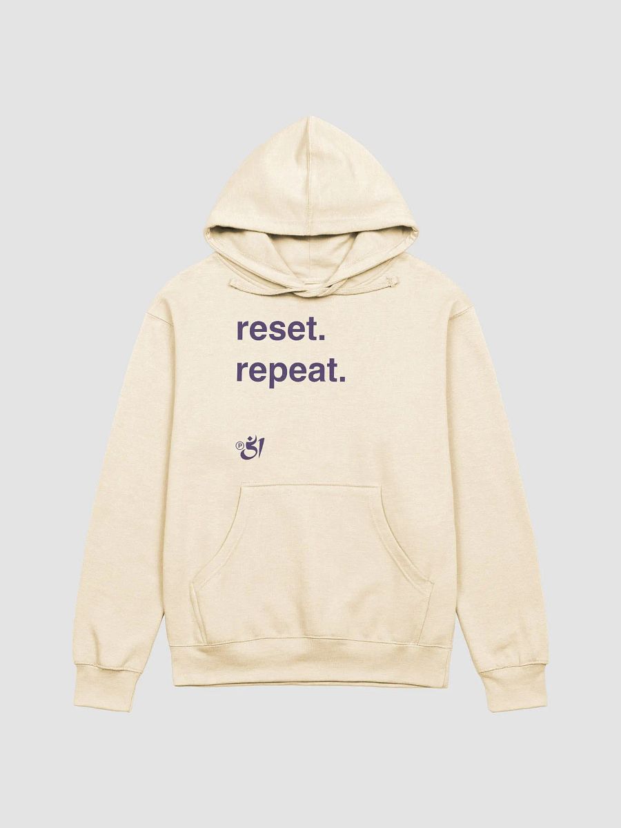 reset. repeat. hoodie product image (1)