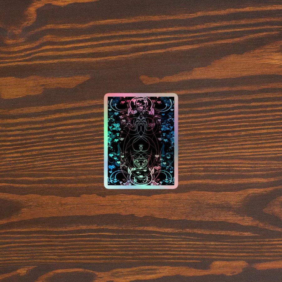 Transgender Pride Flag Sticker (Flourish Variation) product image (5)