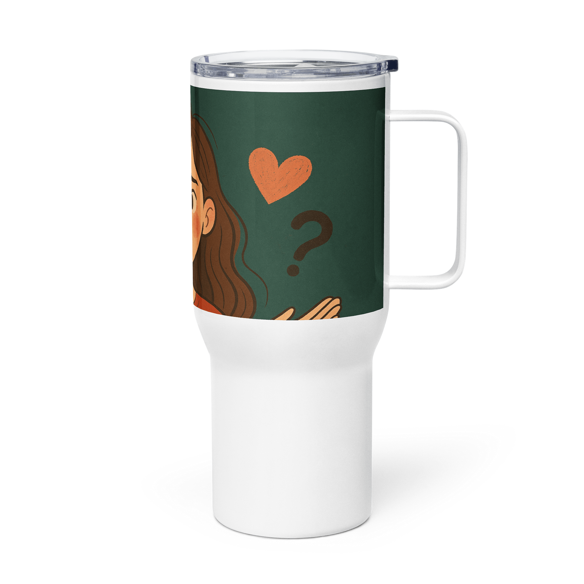 Heartfelt Confusion Travel Mug product image (4)