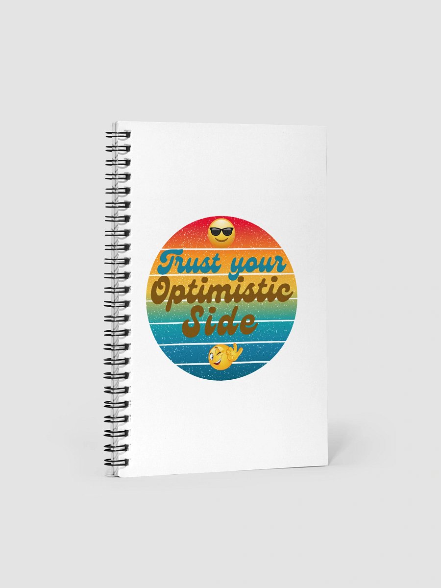 Optimistic Vibes Spiral Notebook product image (1)