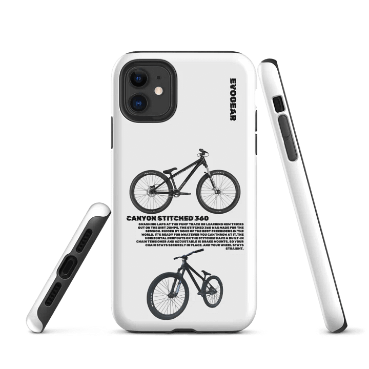 White Stitched 360 iPhone Case product image (1)