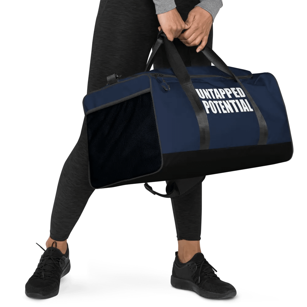 Untapped Potential Navy Blue Duffle Bag product image (5)