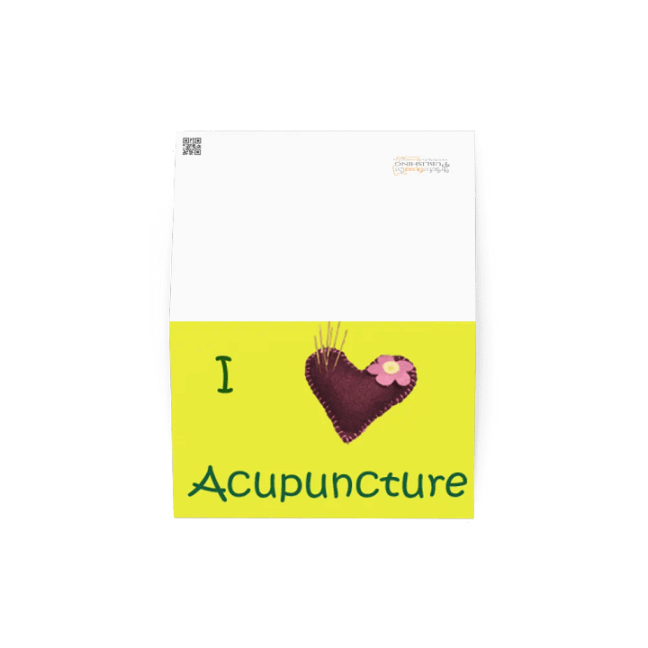I Love Acupuncture Card product image (4)