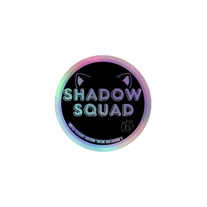 Shadow Squad Holographic Sticker Set product image (1)