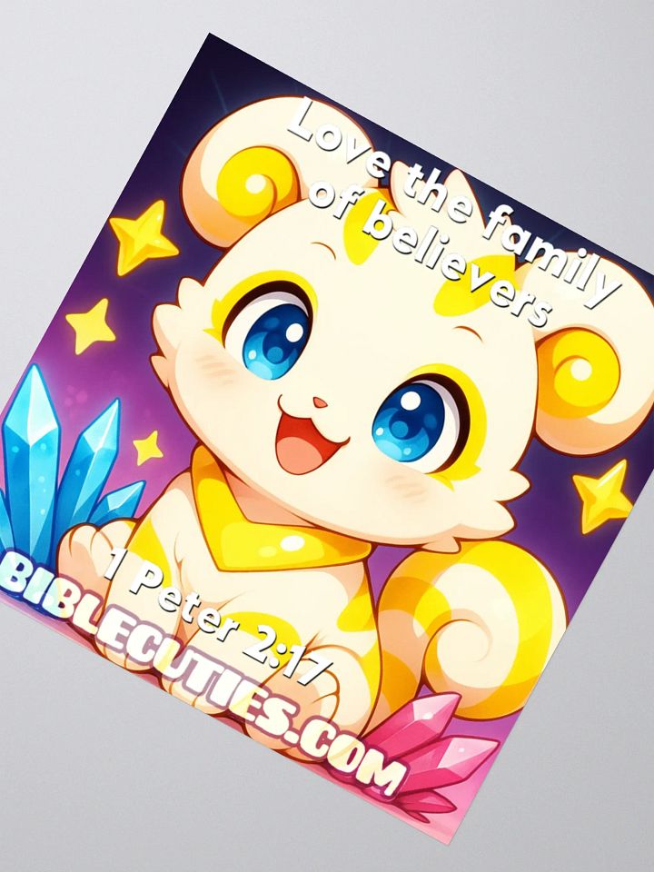 Bible Cuties Ada - Love the familiy of believers Sticker product image (4)