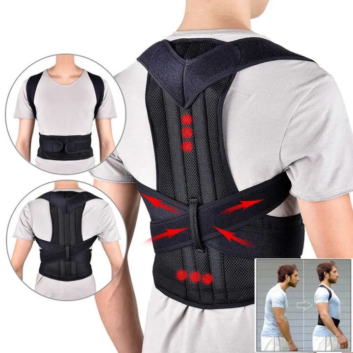 Daachi Posture belt, posture corrector belt, Back support belt, Back Pain Relief Shoulder Back Support Belt product image (1)