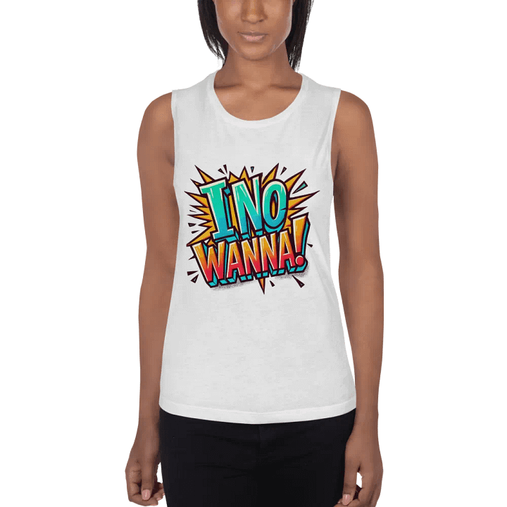 I NO WANNA WOMANS TANK product image (1)