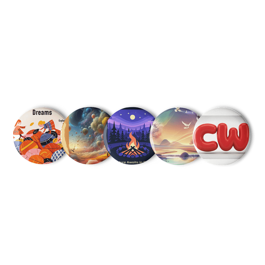 Be a Dreamer Pin Button Set product image (1)