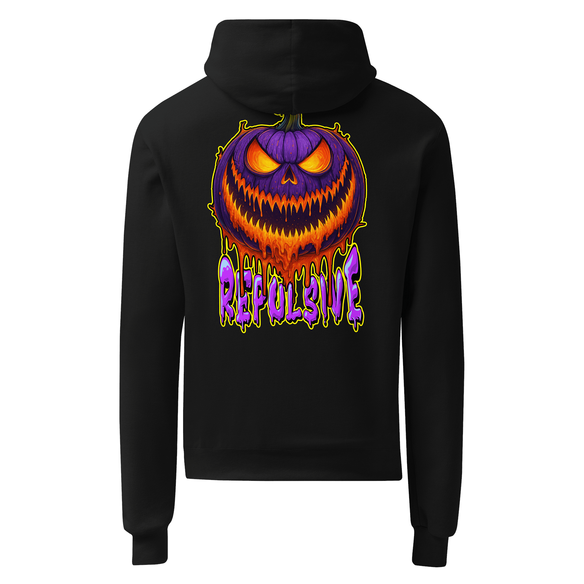 Repulsive “Pumpkin Drip” - Premium Champion Hoodie product image (1)