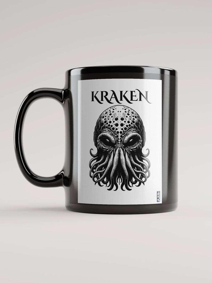 Mythical Kraken Black Glossy Mug product image (11)