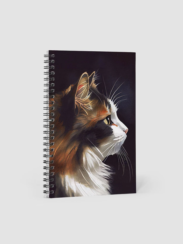 Sweet Kitty Profile - Calico Cat Spiral Notebook product image (1)