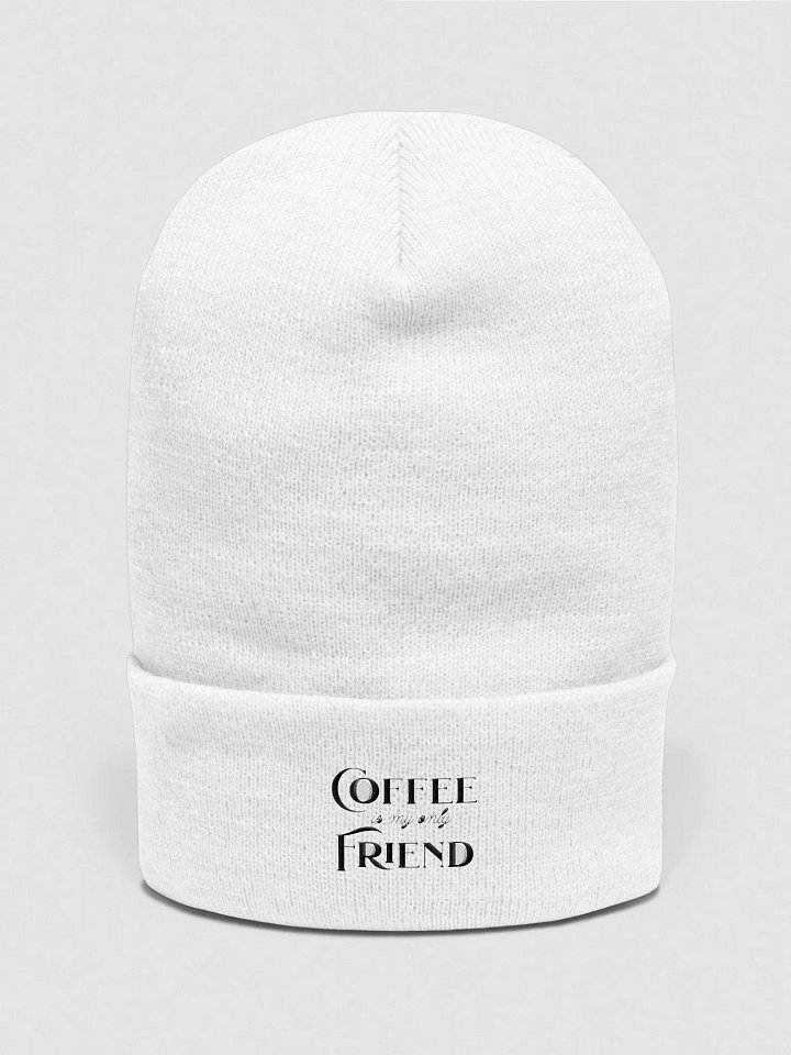 Abstract Monochrome Cuffed Beanie product image (2)