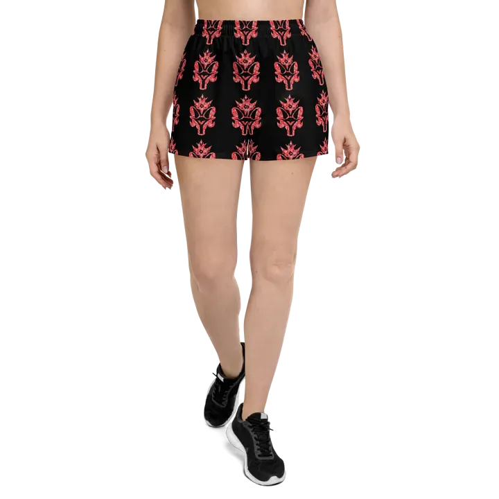 All-Over Print Women's Athletic Short Shorts product image (2)