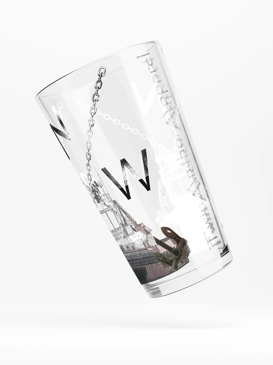 X Ancher Chain PNW 16oz Pint Glass product image (4)