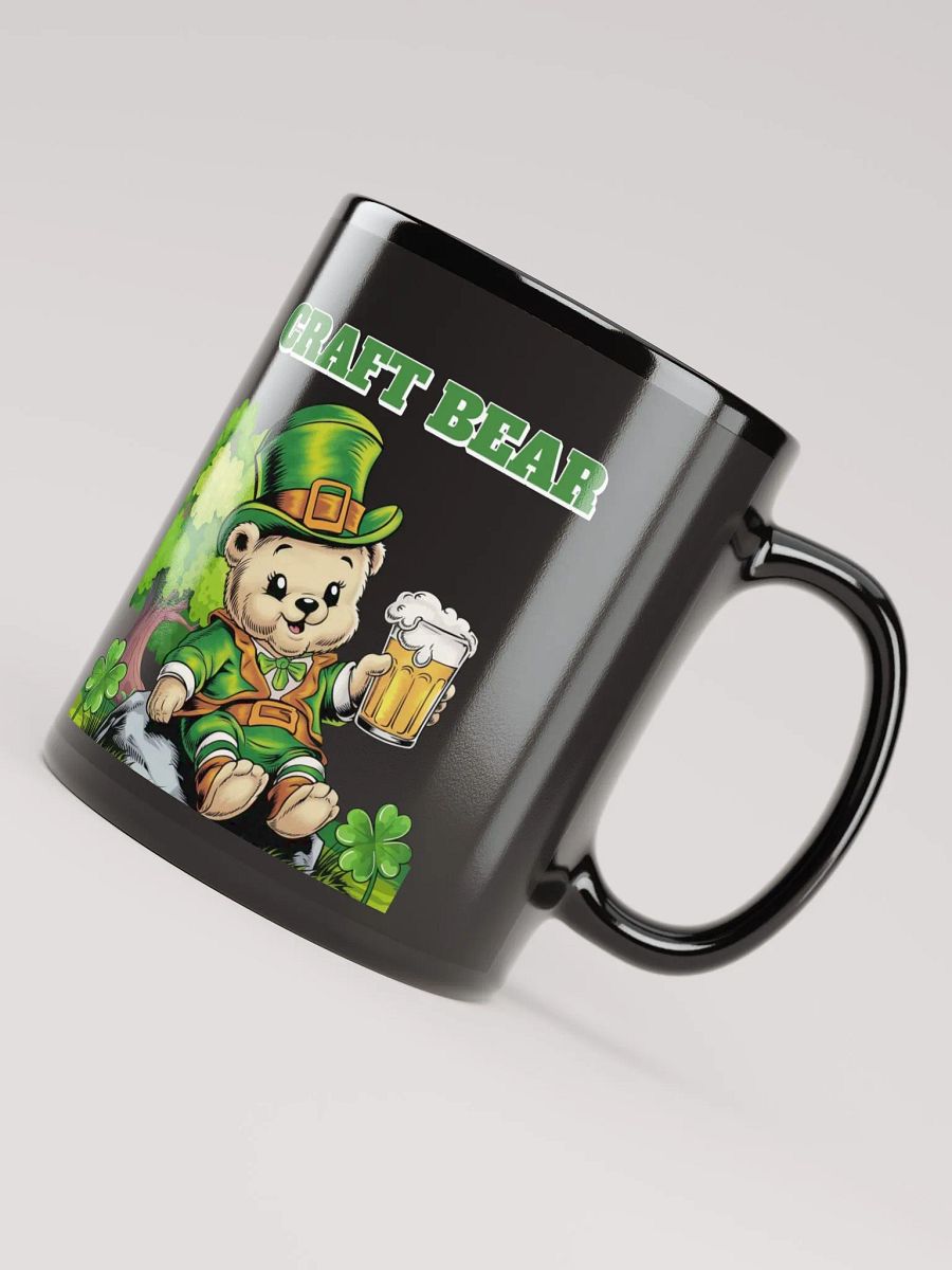 Craft Bear - St. Patrick's Day Black Coffee Mug product image (9)