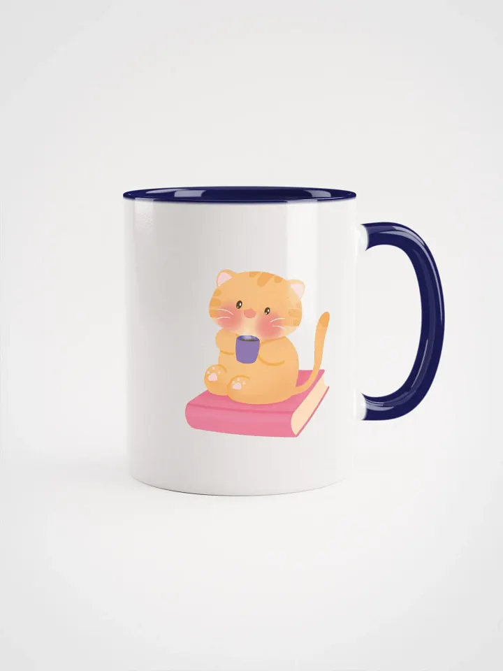 Books, Coffee & Cat Ceramic Mug product image (1)