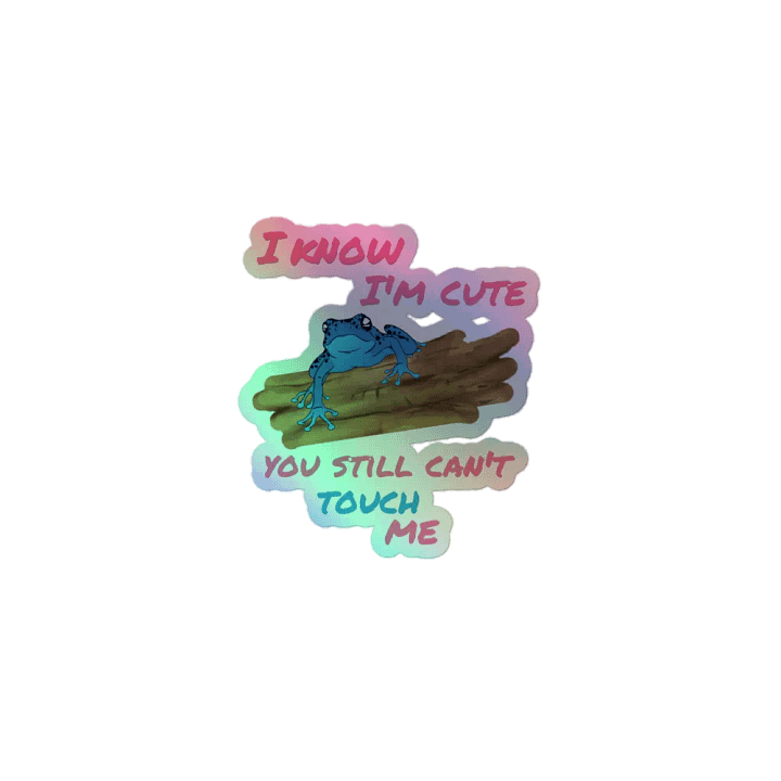 don't touch me - sticker product image (1)