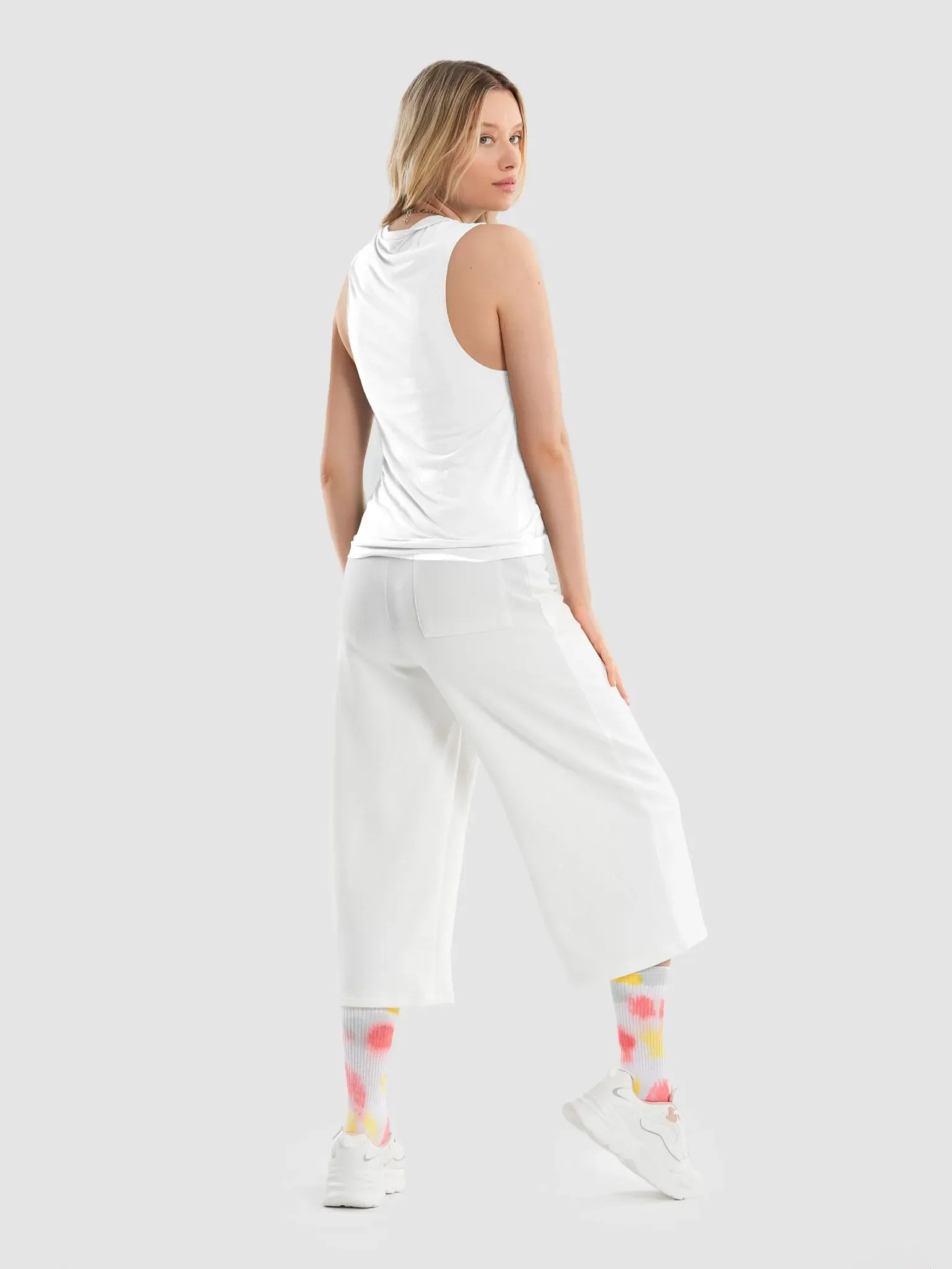 Women's White Tank Top product image (6)