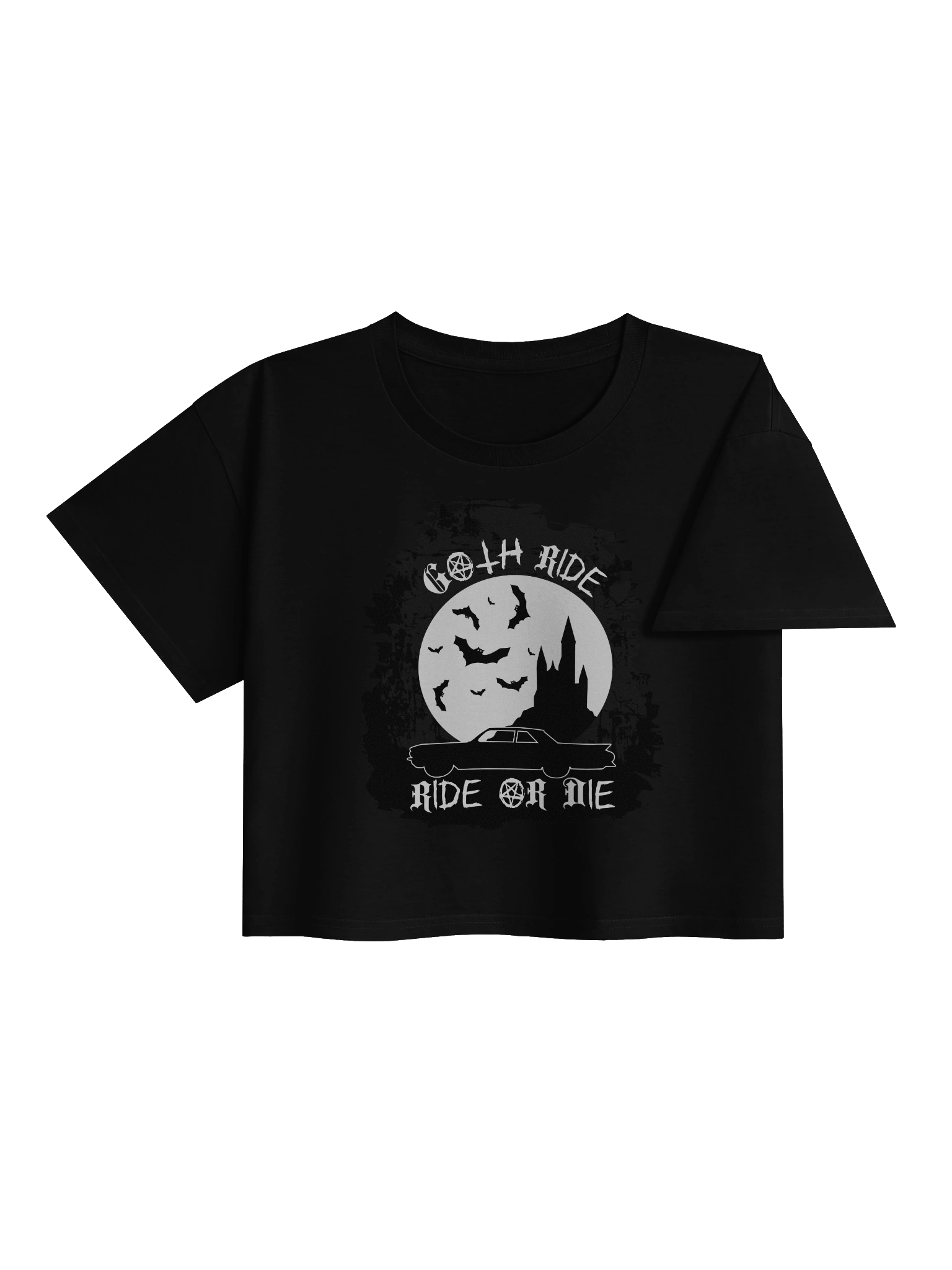 Goth Ride / Ride or Die Premium Crop Top product image (4)