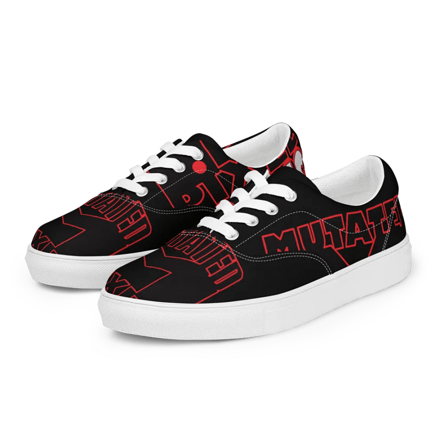 Mutated Pixel Comics Lace-Up Canvas Men's Shoes product image (8)