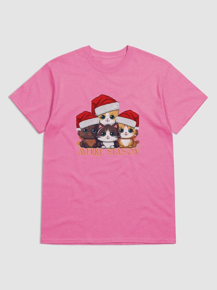 Festive Cats Santa T-Shirt product image (10)
