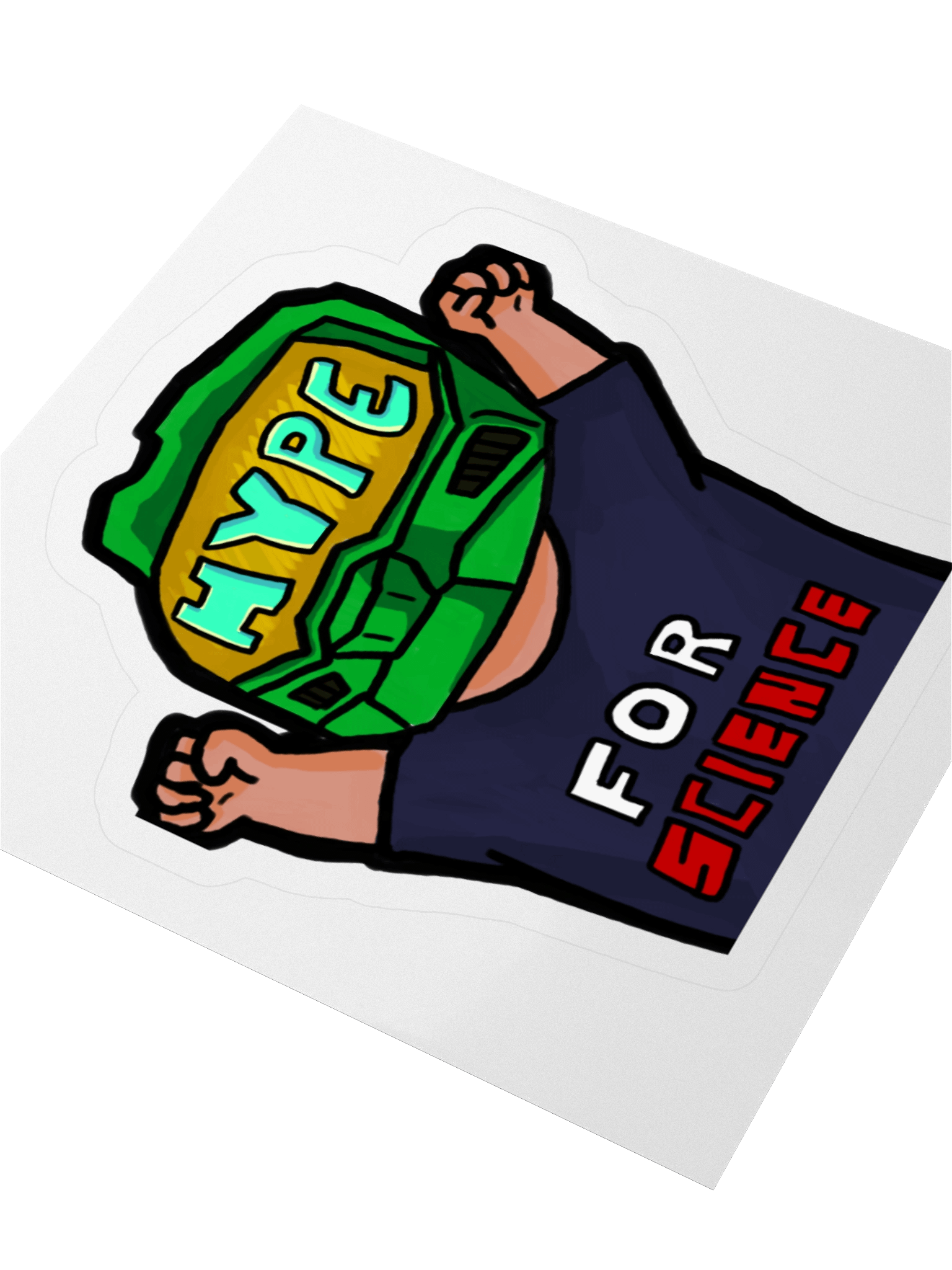 Hyped Buddy Sticker product image (3)