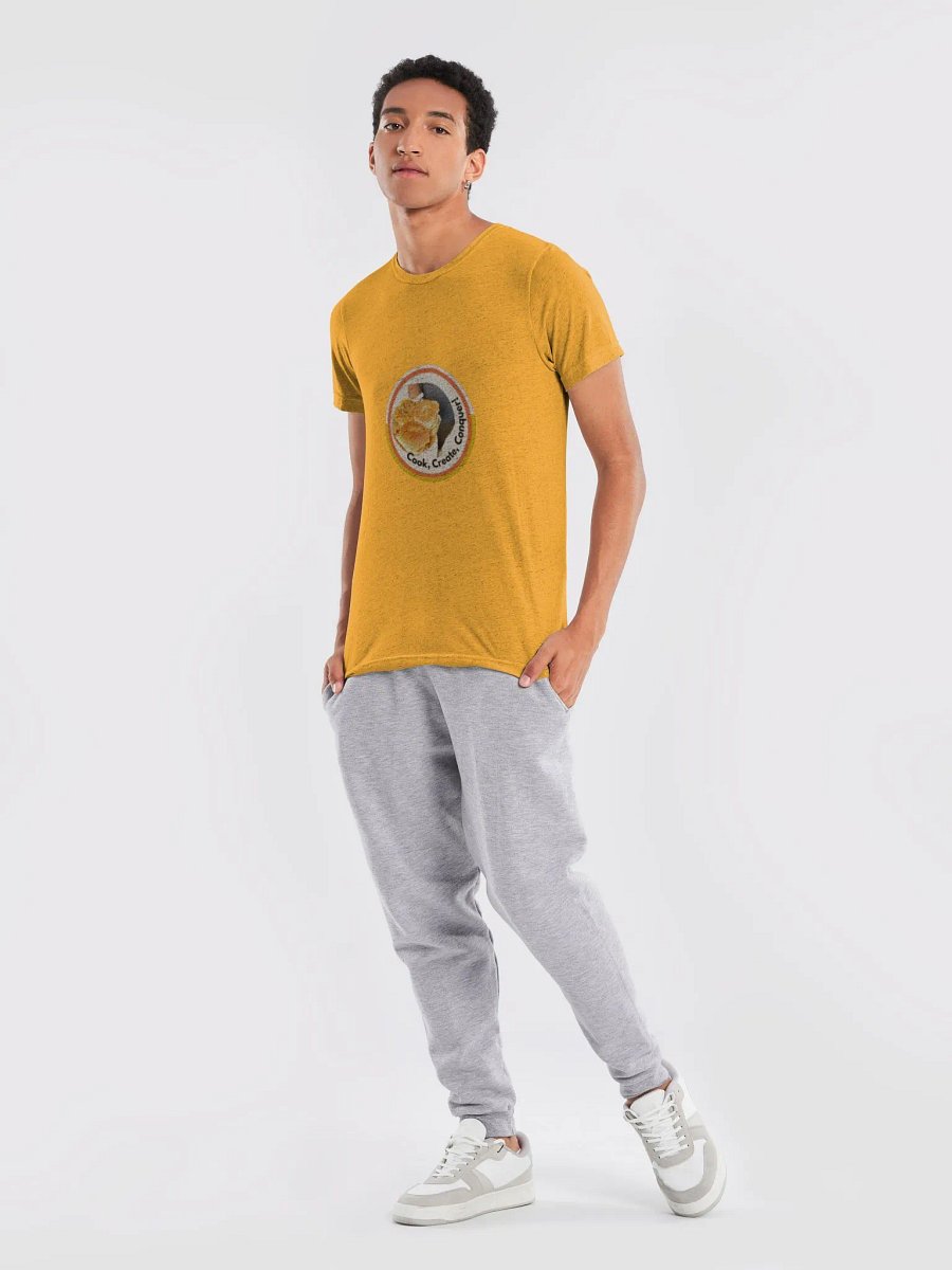 Cook, Create, Conquer! Triblend T-shirt product image (9)