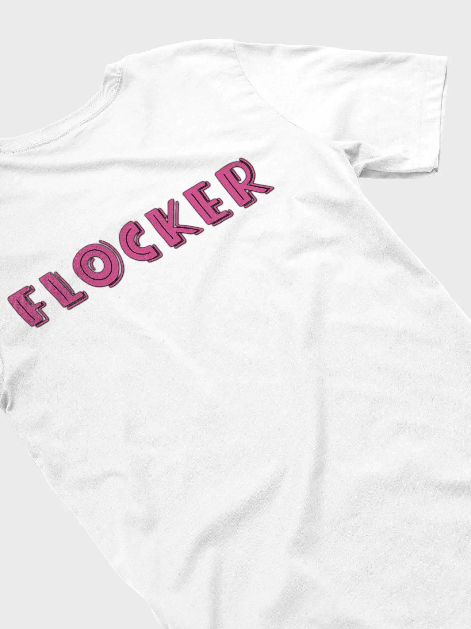 Flocker Shirt White Bella and Canvas product image (4)