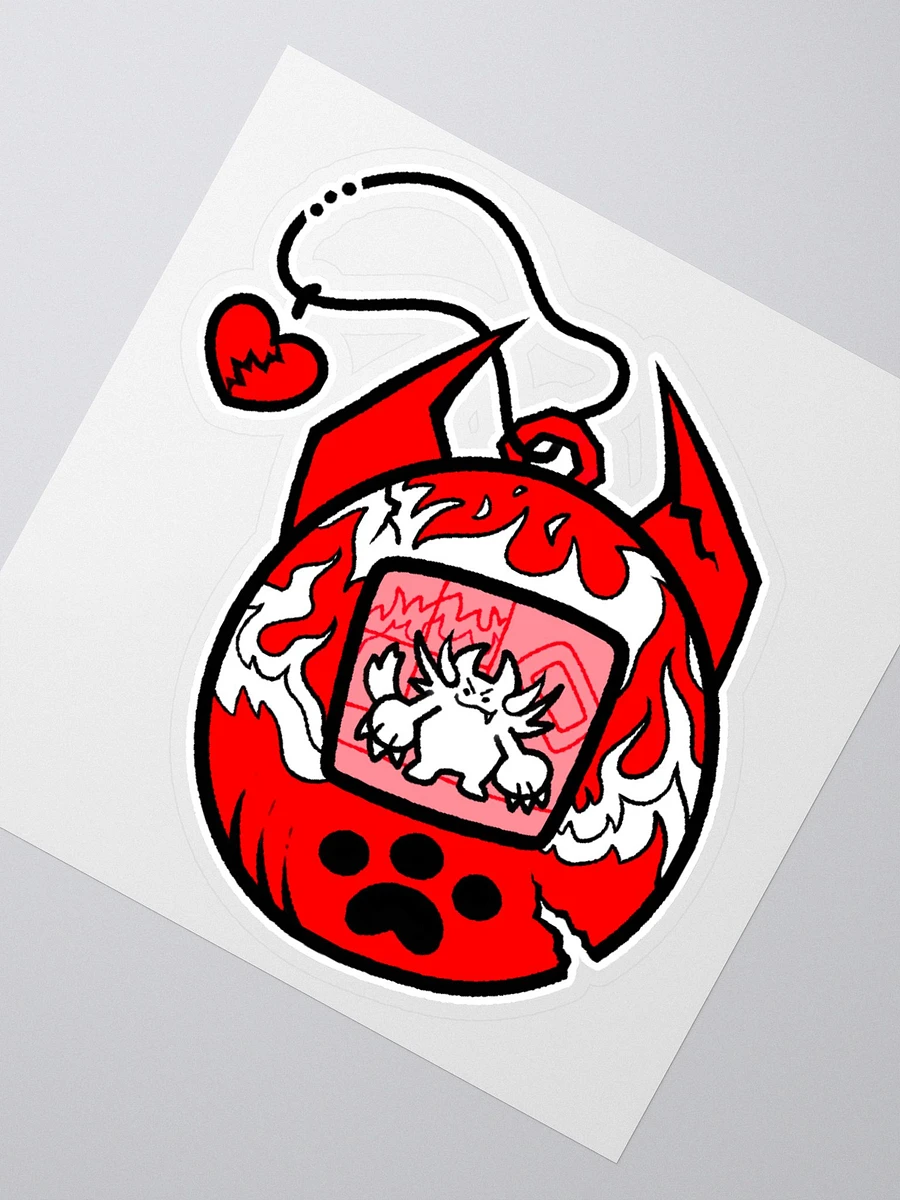 Heartbreaker Virtual Meow // Sticker 2 - Red product image (5)