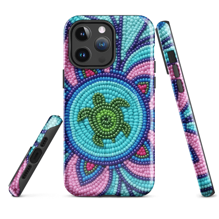 Turtle Faux-Beadwork iPhone® Tough Case product image (4)