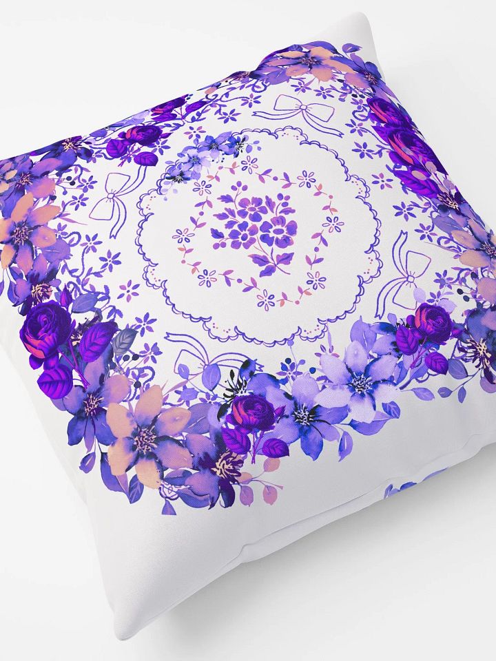 Violet Floral Blossom Pillow product image (2)