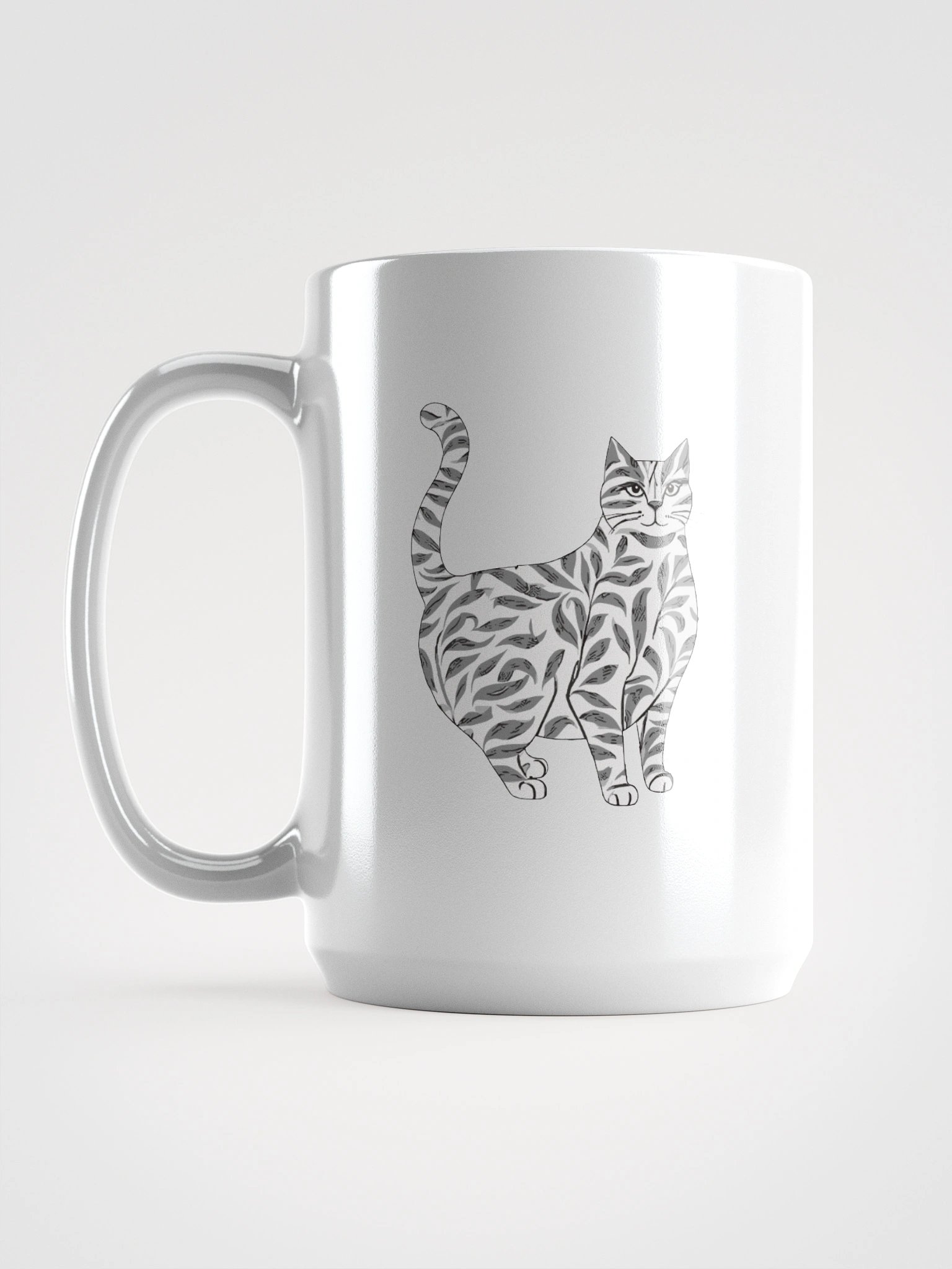 Leafy Feline Delight Mug product image (1)