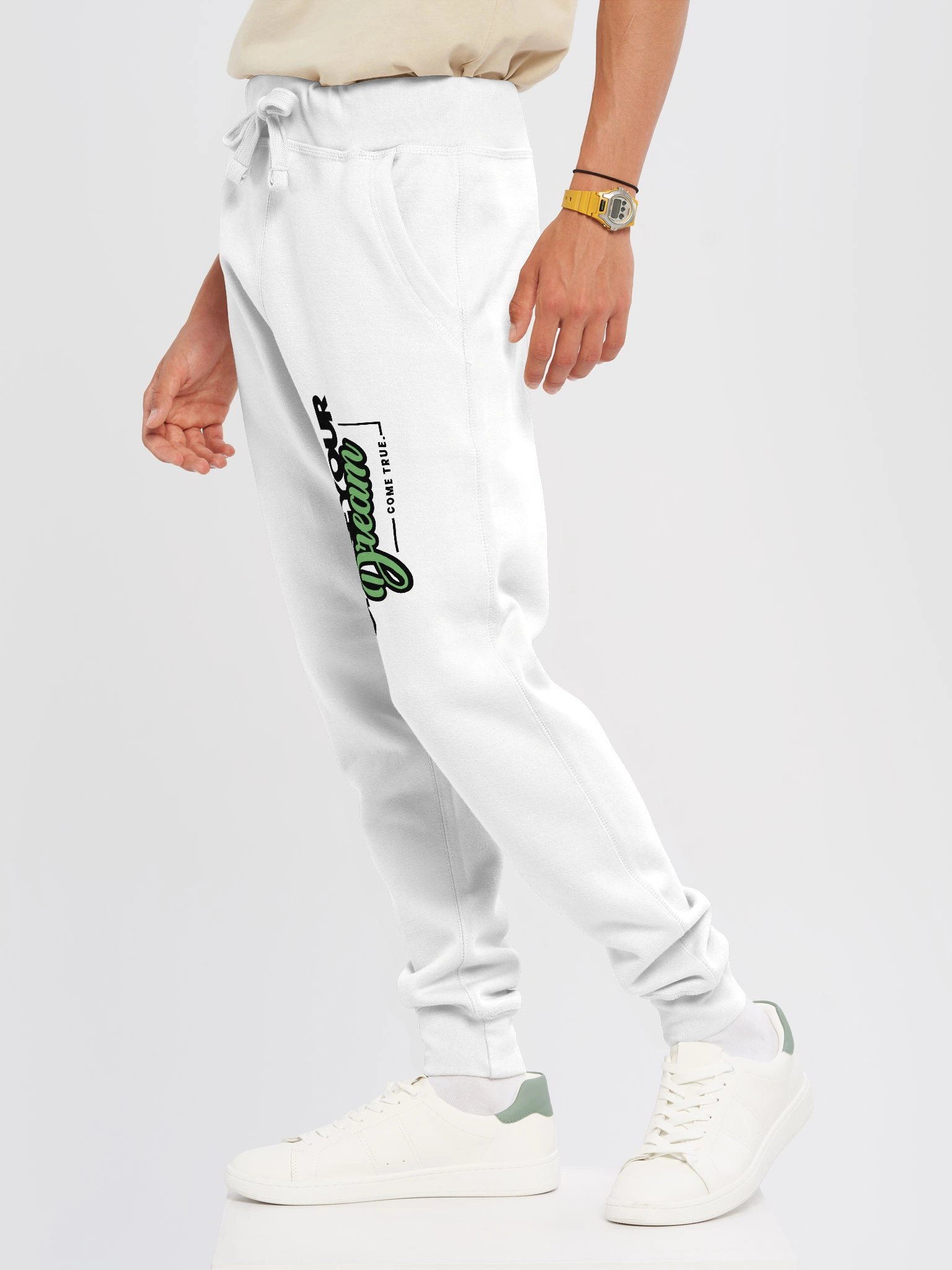 Chase Your Dream Text Lane Seven Fleece Joggers product image (2)