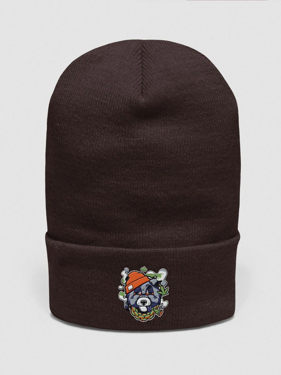 stone racoon Yupoon cuffed beanie product image (1)