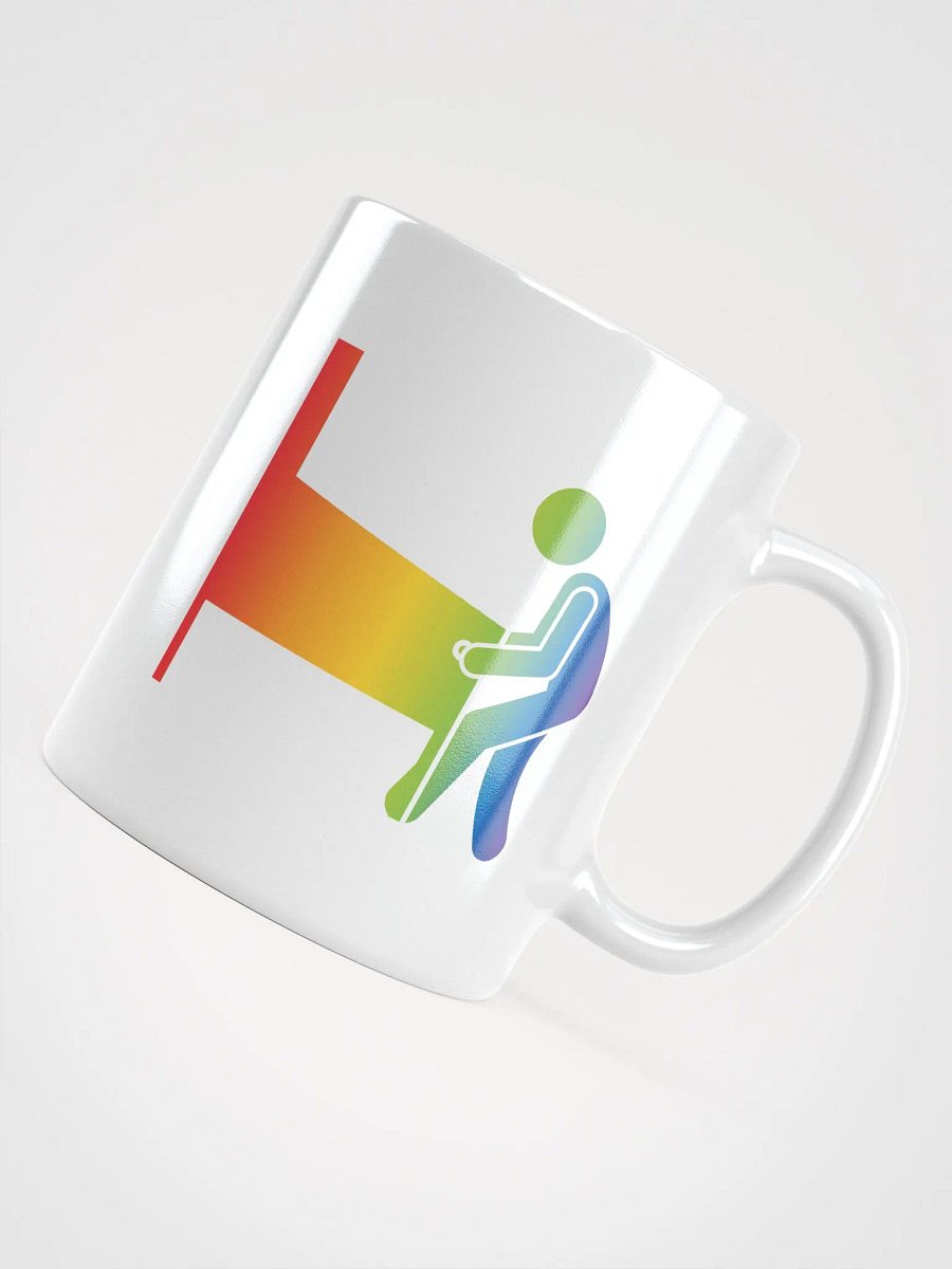 White Rainbow Silhouette Mug product image (10)