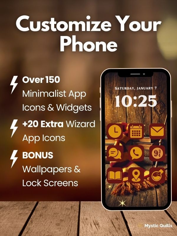 Gryffindor Minimalist App Icon Pack for Phones and Tablets product image (3)