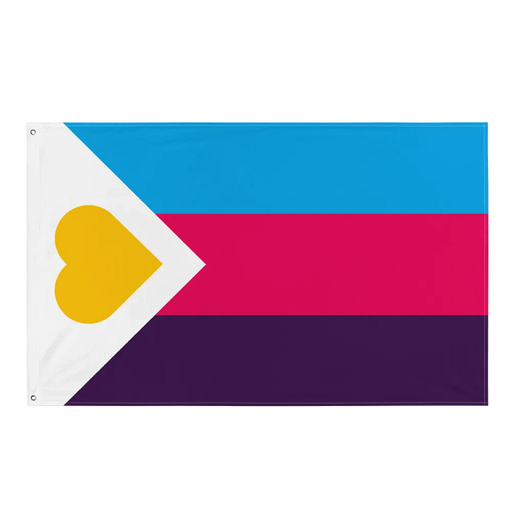 Tricolor Polyamory Pride Flag product image (1)