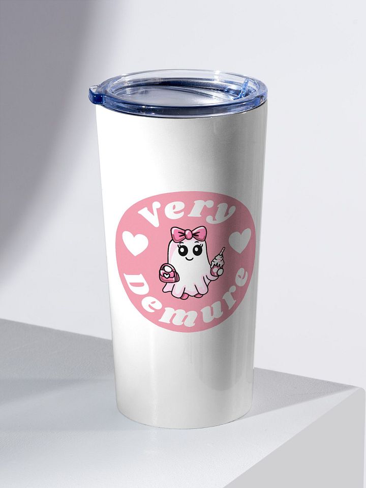 Very Demure Cute Ghost 20oz Stainless Steel Tumbler product image (2)