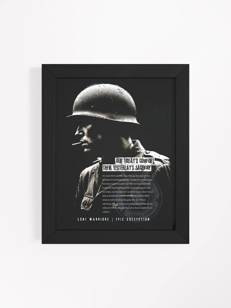 Our Today's Comfort - Their Yesterday's Sacrifice product image (4)