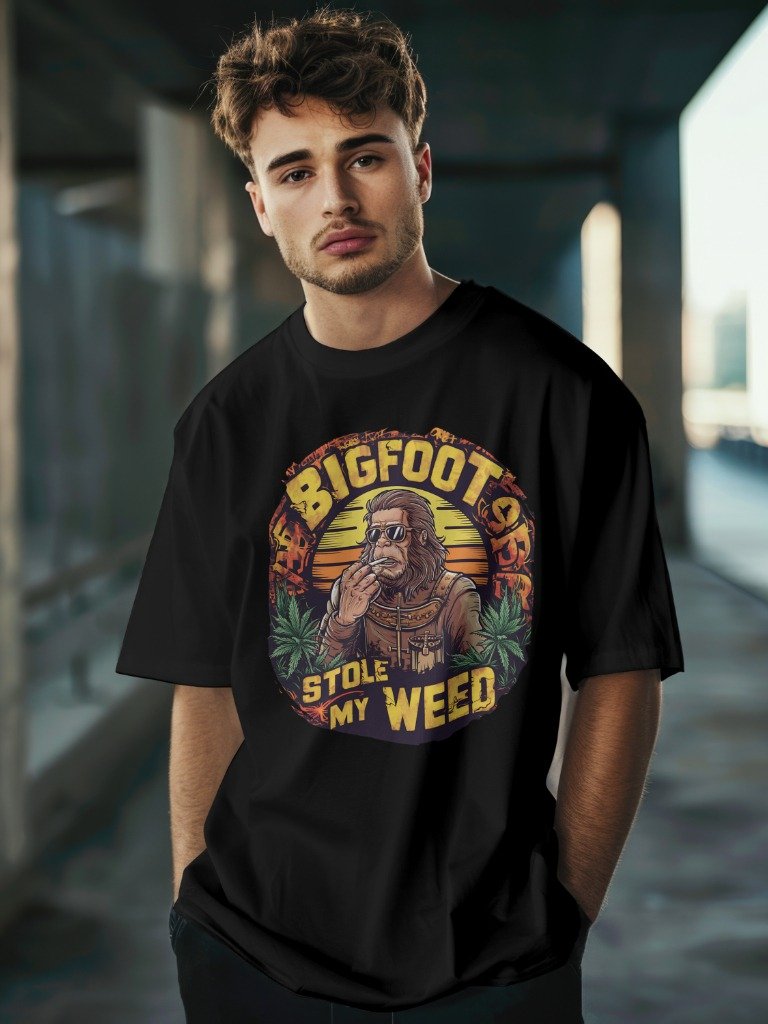 BigFoot Stole My Weed Graphic Unisex T-shirt product image (1)