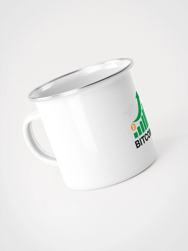 Bitcoin Growth Enamel Mug product image (2)