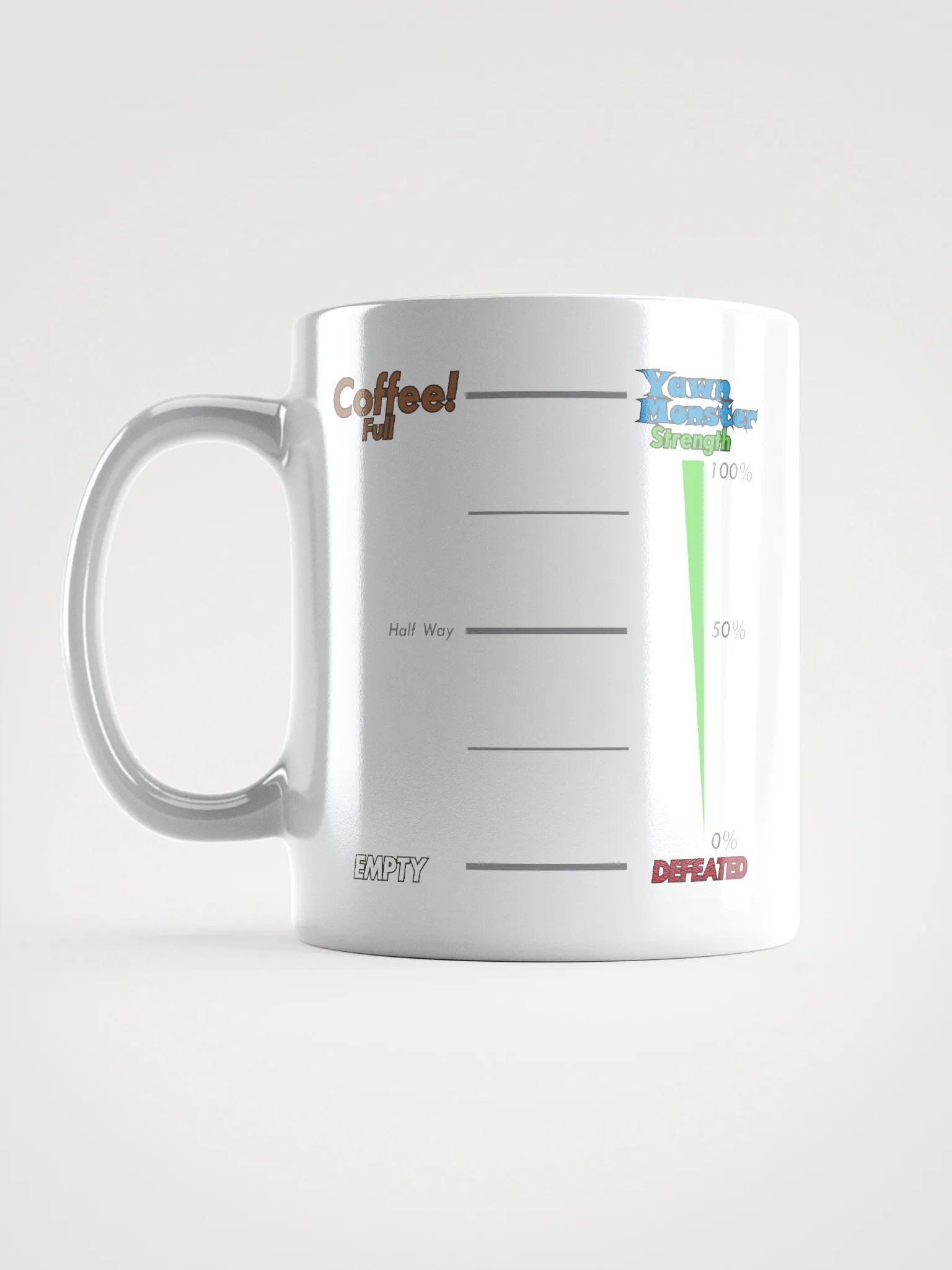 Blue Yawn Monster Coffee Cup product image (6)