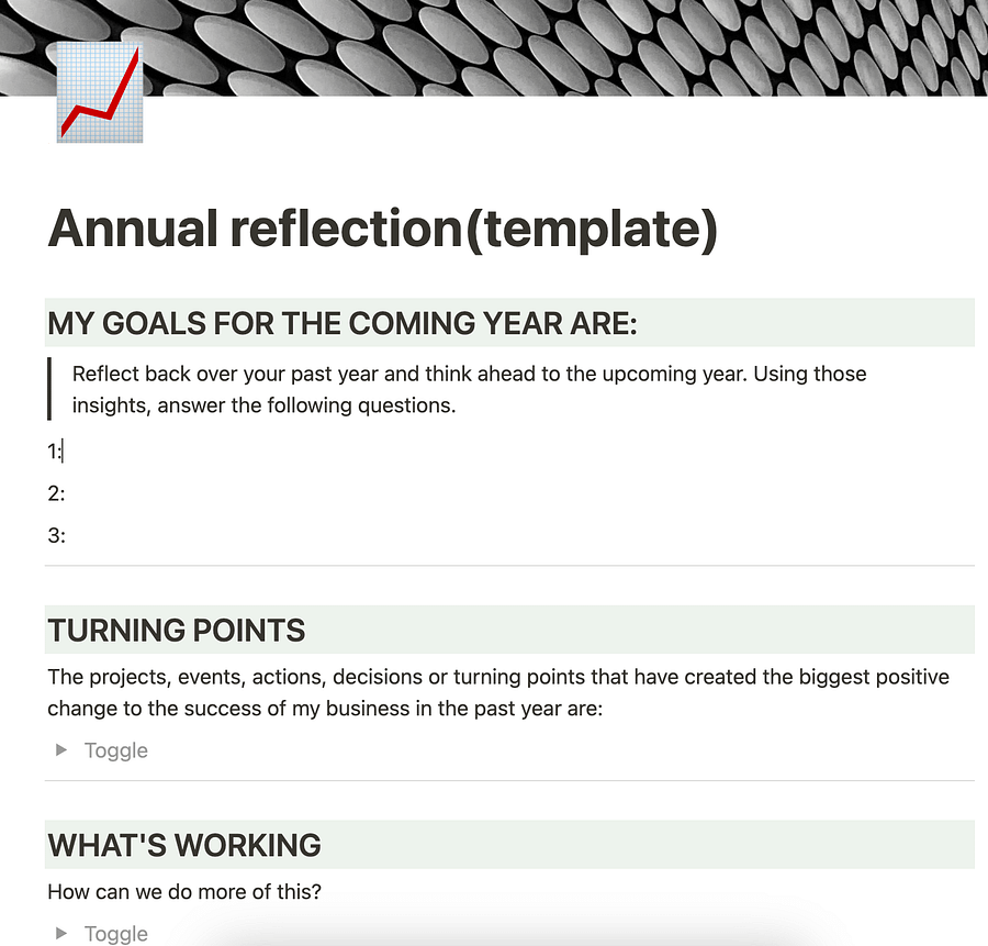Business Goal Planner - Notion template product image (3)