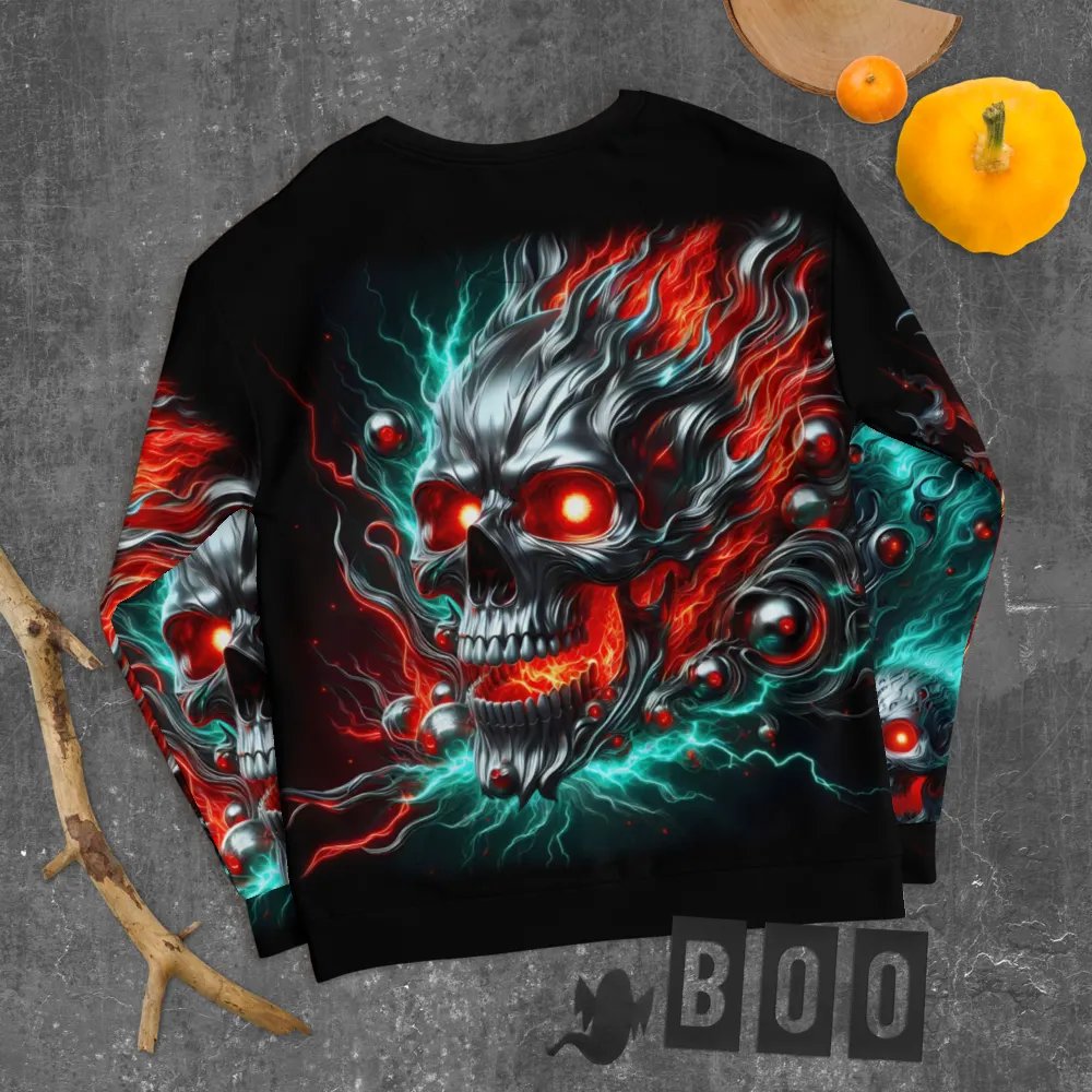 Ethereal Inferno All-Over Print - Unisex Sweatshirt #4 product image (10)