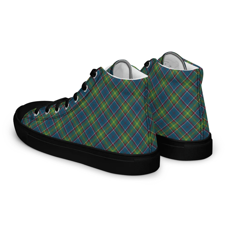 Ayrshire Tartan Men's High Top Shoes product image (9)