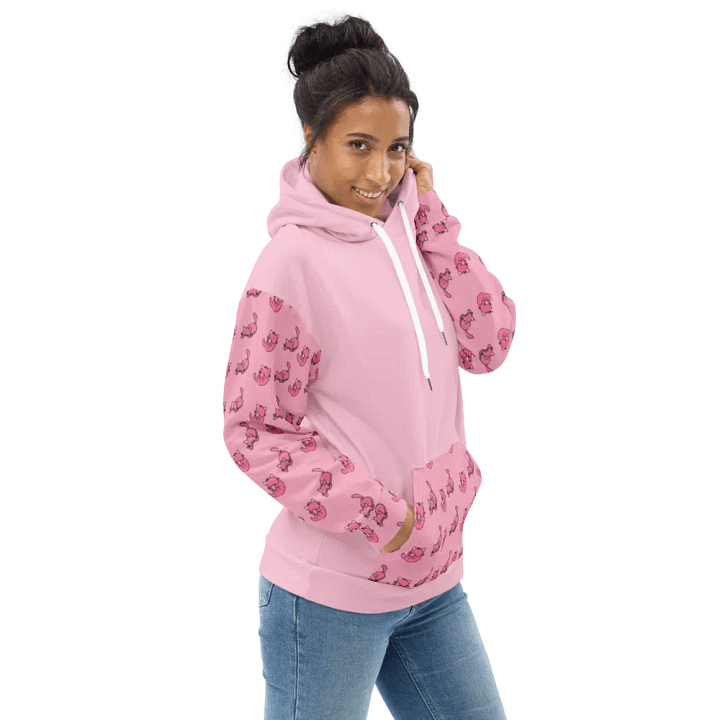 Pink Cat Paradise Hoodie product image (1)