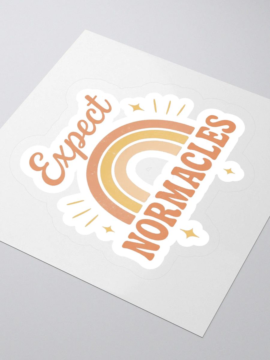 Expect Normacles Sticker product image (3)