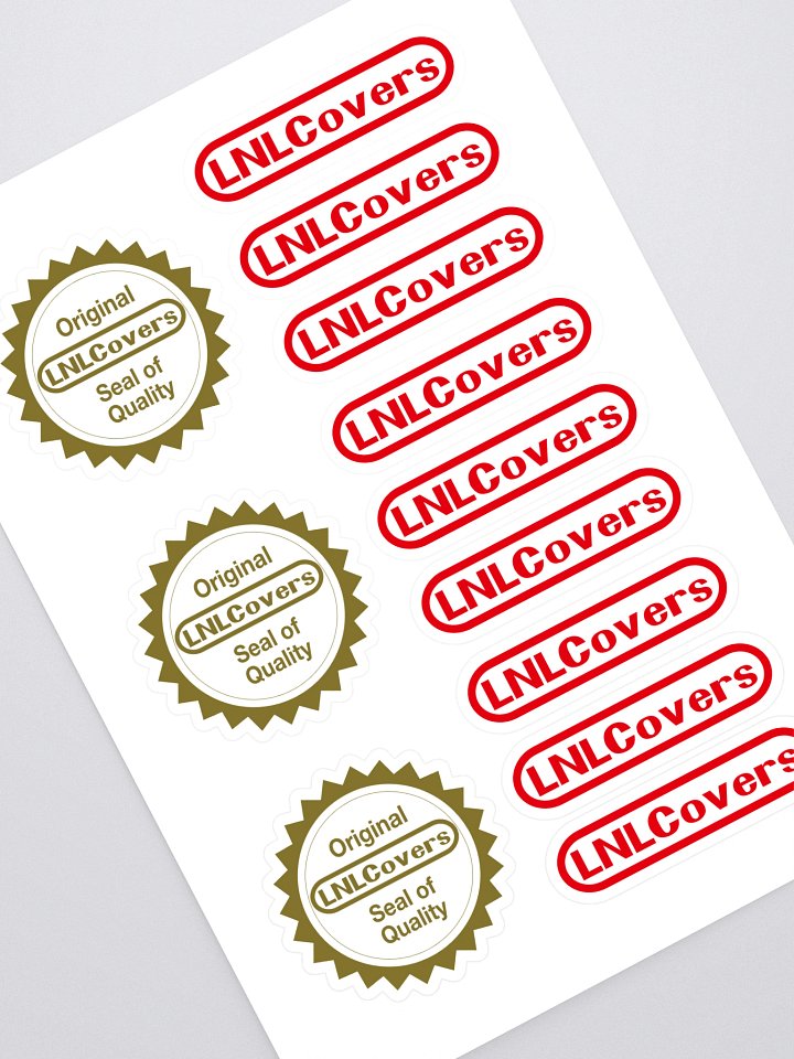 LNLCovers Retro Logos - Kiss Cut Sticker Sheet product image (1)