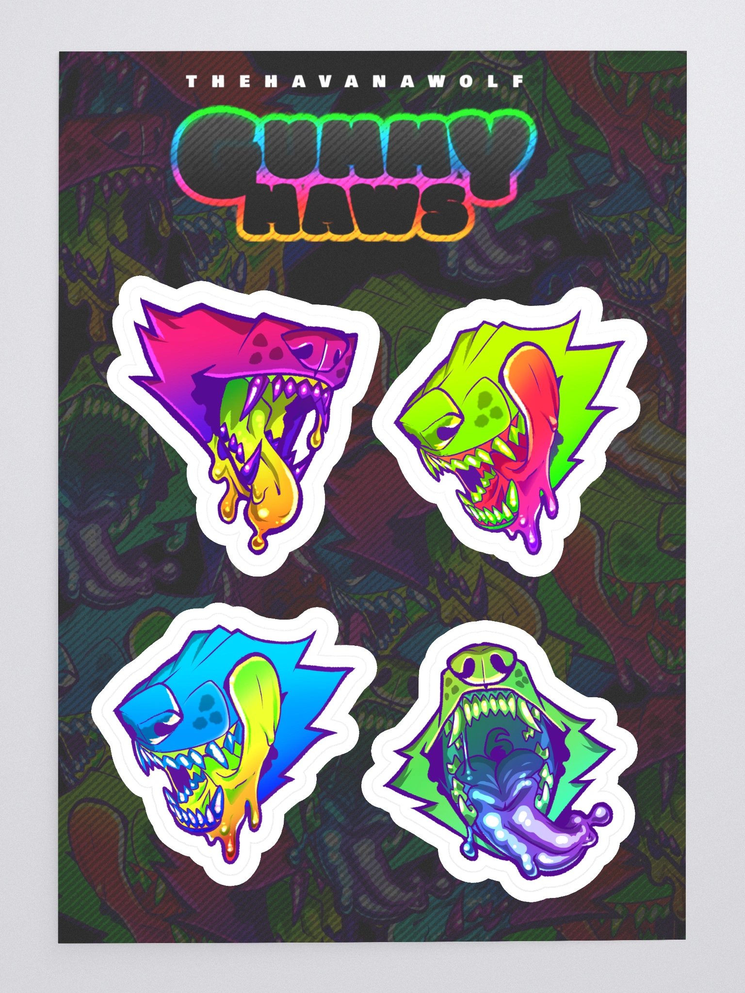 Gummy Maws stickers set product image (3)