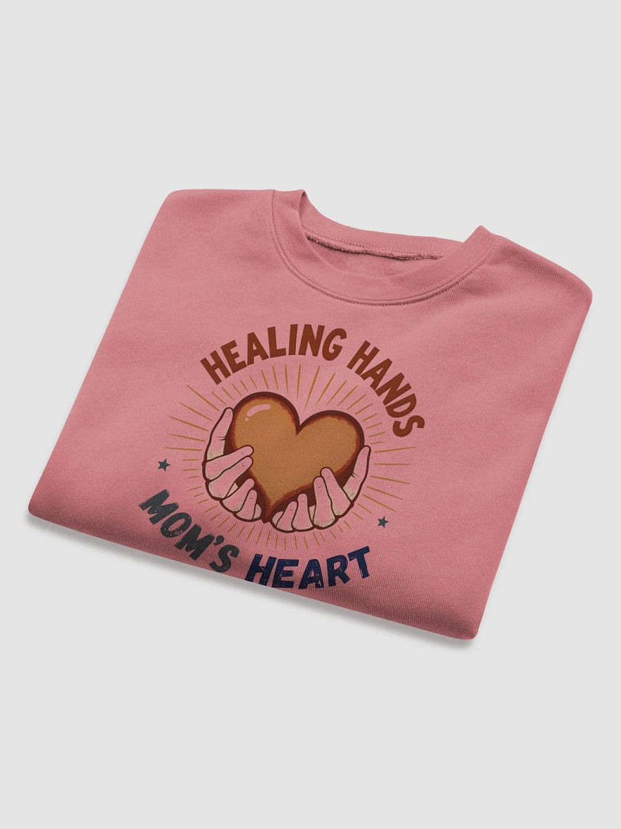 Healing Hands Mom's Heart Crop Sweatshirt product image (15)
